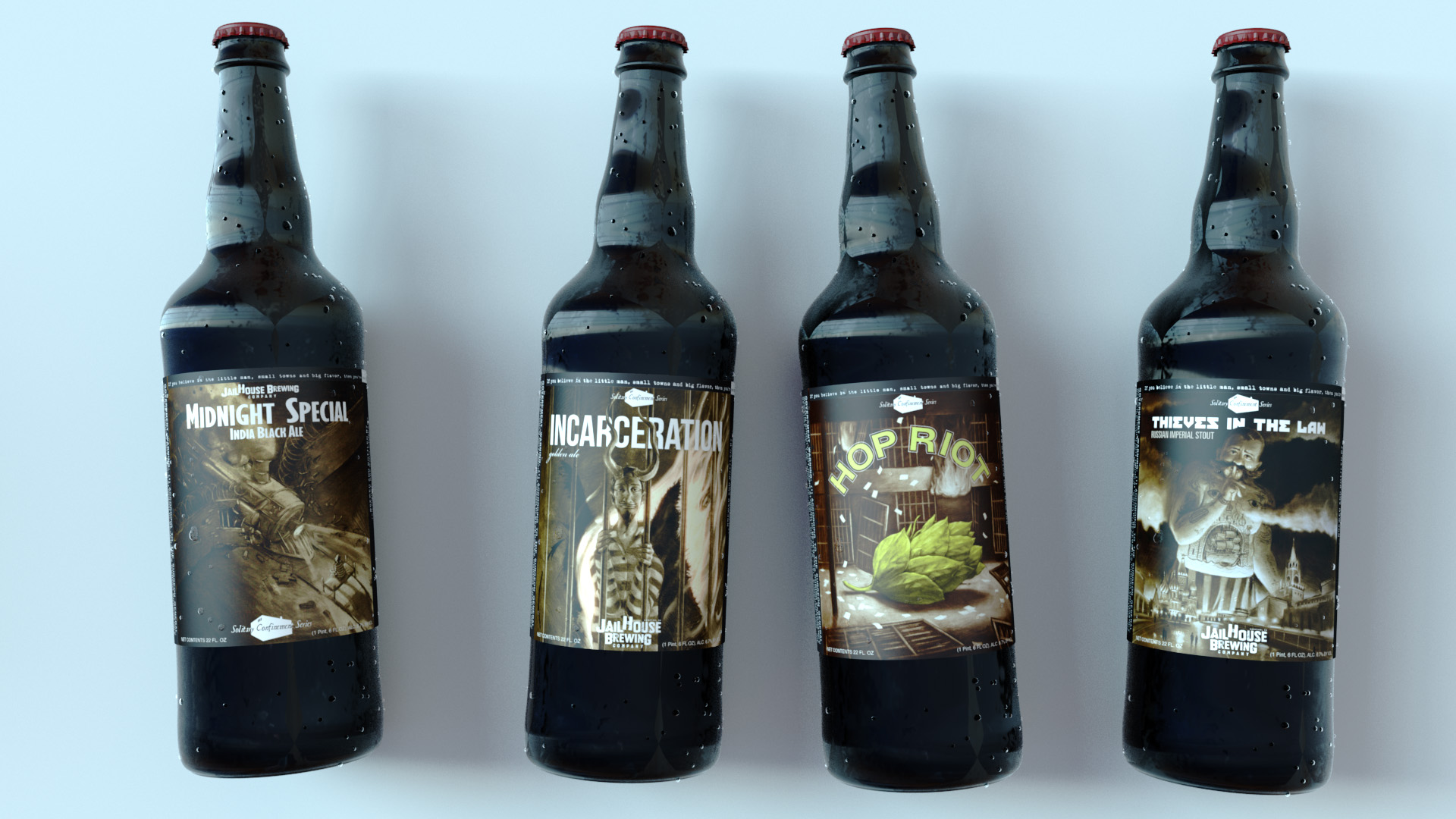 Jailhouse Brewing | package design